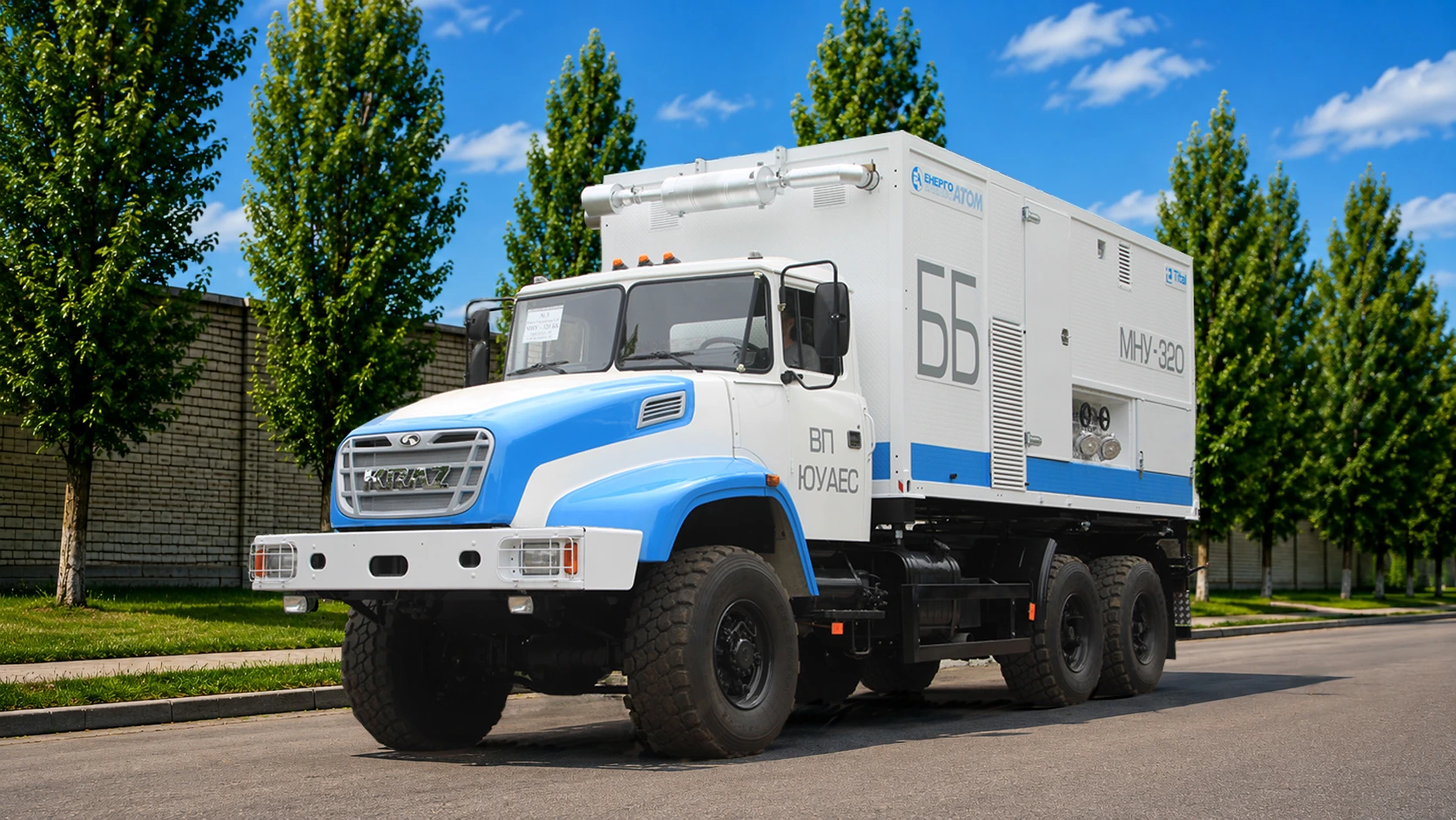 Tital industrial mobile pumping unit for emergency water supply